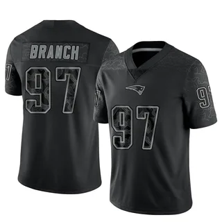 Alan Branch Men's New England Patriots Reflective Jersey - Limited Black