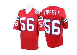 Andre Tippett Men's New England Patriots Throwback Jersey - Authentic Red