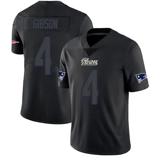 Antonio Gibson Youth New England Patriots Nike Jersey - Limited Black Impact