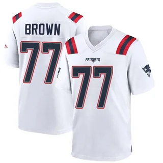 Ben Brown Men's New England Patriots Nike Jersey - Game White