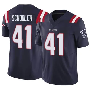 Brenden Schooler Men's New England Patriots Vapor F.U.S.E. Jersey - Limited Navy