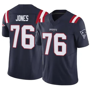 Caleb Jones Men's New England Patriots Nike Vapor F.U.S.E. Jersey - Limited Navy