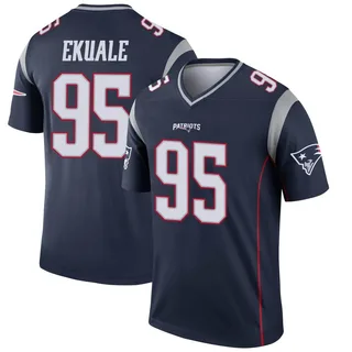 Daniel Ekuale Men's New England Patriots Nike Jersey - Legend Navy