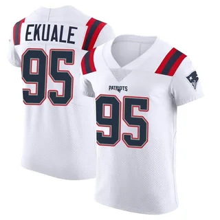 Daniel Ekuale Men's New England Patriots Nike Vapor Untouchable Jersey - Elite White