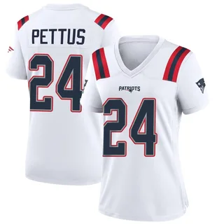 Dell Pettus Women's New England Patriots Nike Jersey - Game White