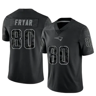 Irving Fryar Youth New England Patriots Nike Reflective Jersey - Limited Black