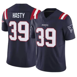 JaMycal Hasty Youth New England Patriots Nike Vapor F.U.S.E. Jersey - Limited Navy