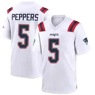 Jabrill Peppers Youth New England Patriots Nike Jersey - Game White