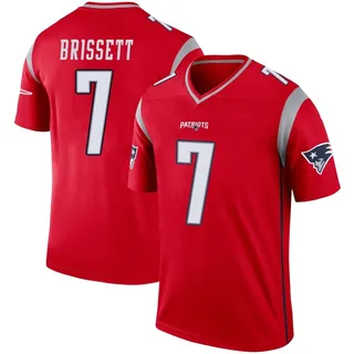 Jacoby Brissett Men's New England Patriots Nike Inverted Jersey - Legend Red