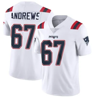 Jake Andrews Men's New England Patriots Nike Vapor Untouchable Jersey - Limited White