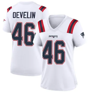 James Develin Women's New England Patriots Nike Jersey - Game White