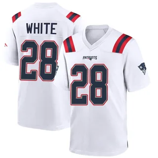 James White Men's New England Patriots Nike Jersey - Game White