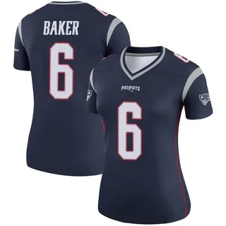 Javon Baker Women's New England Patriots Nike Jersey - Legend Navy