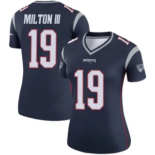 Joe Milton III Women's New England Patriots Nike Jersey - Legend Navy