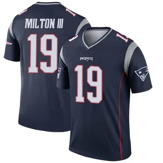 Joe Milton III Youth New England Patriots Nike Jersey - Legend Navy