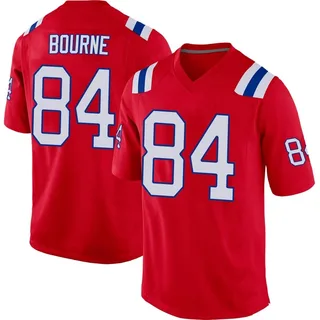 Kendrick Bourne Men's New England Patriots Nike Alternate Jersey - Game Red