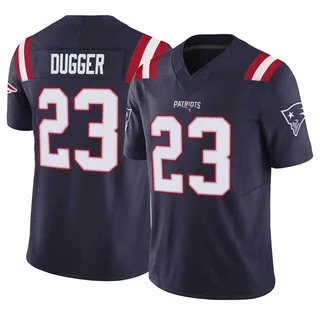 Kyle Dugger Men's New England Patriots Vapor F.U.S.E. Jersey - Limited Navy