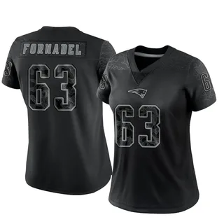 Liam Fornadel Women's New England Patriots Nike Reflective Jersey - Limited Black