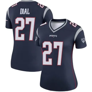 Marcellas Dial Jr. Women's New England Patriots Nike Jersey - Legend Navy