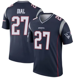 Marcellas Dial Jr. Youth New England Patriots Nike Jersey - Legend Navy