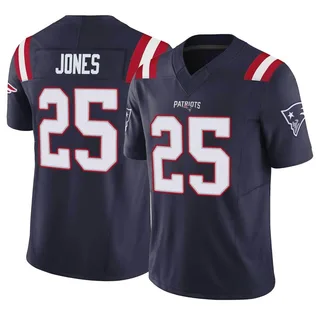 Marcus Jones Men's New England Patriots Vapor F.U.S.E. Jersey - Limited Navy