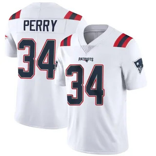 Mark Perry Youth New England Patriots Nike Vapor Untouchable Jersey - Limited White