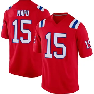 Marte Mapu Youth New England Patriots Nike Alternate Jersey - Game Red