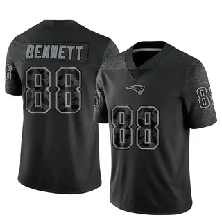 Martellus Bennett Men's New England Patriots Reflective Jersey - Limited Black