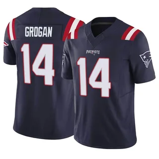 Steve Grogan Men's New England Patriots Vapor F.U.S.E. Jersey - Limited Navy