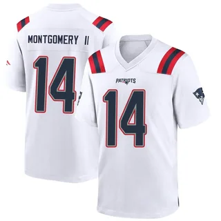 Ty Montgomery II Men's New England Patriots Nike Jersey - Game White