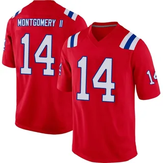 Ty Montgomery II Youth New England Patriots Nike Alternate Jersey - Game Red