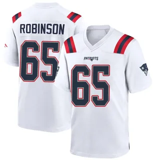 Tyrese Robinson Youth New England Patriots Nike Jersey - Game White